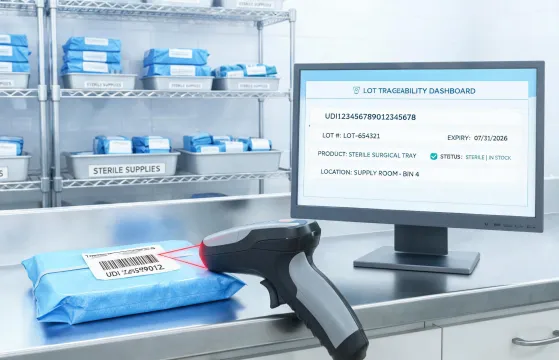 Sterile procedure supply traceability